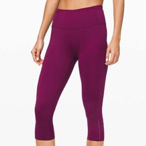 Lululemon Fast and Free Crop II  *NuluxMarvel Size 6